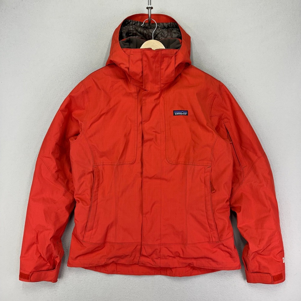 Patagonia Insulated Sidewall Ski Jacket Womens Large H2NO‎ Snowboarding Hooded